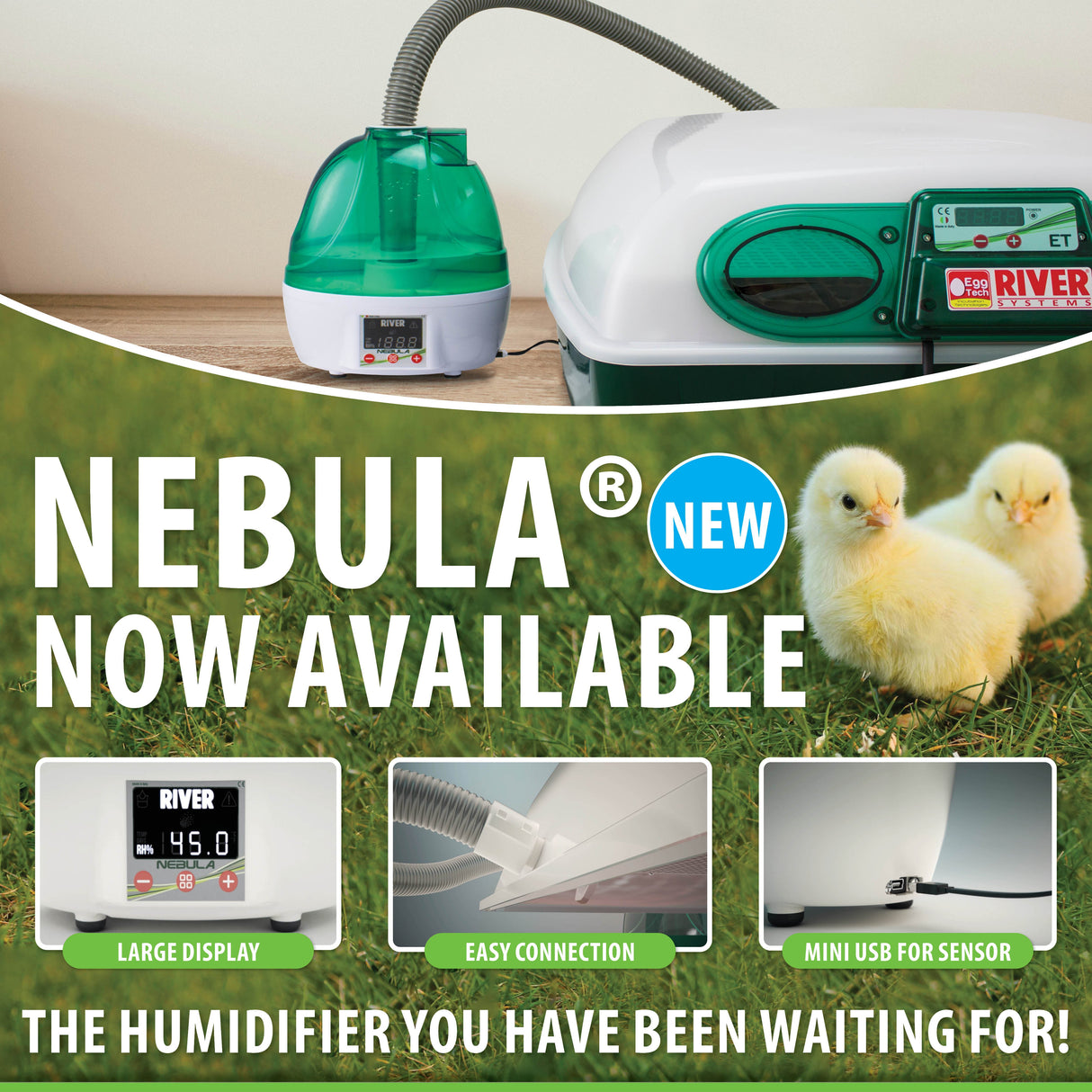 Nebula - Ultrasonic Humidifier for Incubators