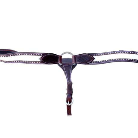 Western Breast Collar with Hair Inlay-Ascot Equestrian