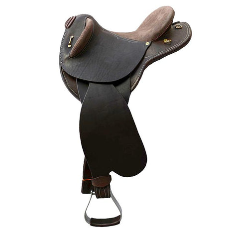 Polocrosse Saddle - Roughout Seat-Ascot Equestrian