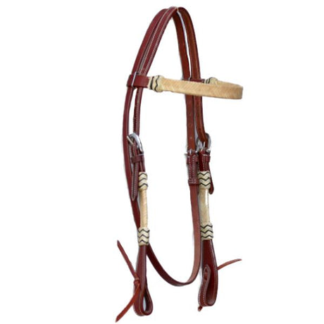 Rawhide Knotted Western Bridle-Ascot Equestrian