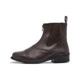 Huntington Ladies Leather Zipper Boots - Size 6 (Women)