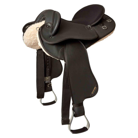 Syd Hill Half Breed Saddle Synthetic - Black-Syd Hill & Sons
