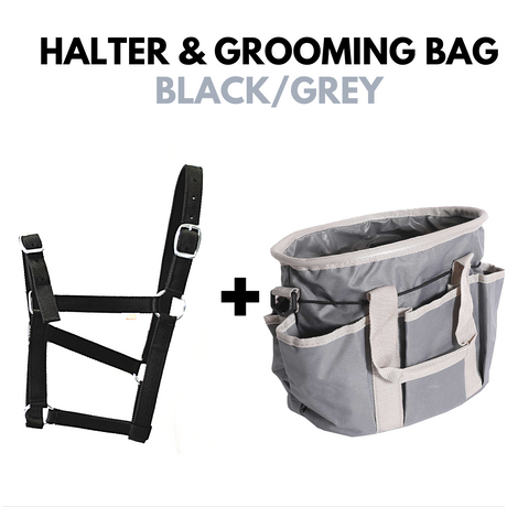 Halter & Grooming Bag Kit-Ascot Equestrian