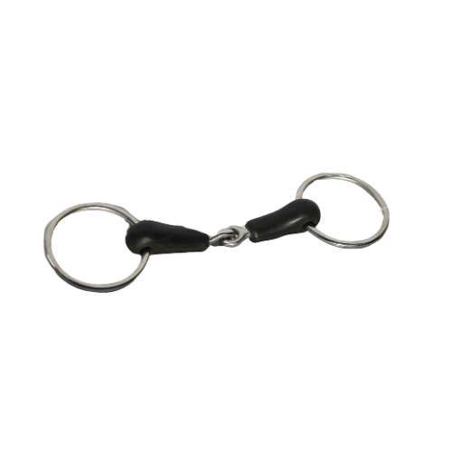 Loose Ring Rubber Snaffle bit